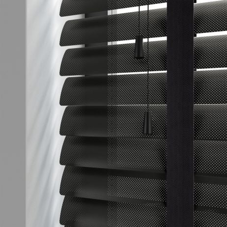 Aluminium Jaloezie 50mm met ladderband - Prime Filtra Zwart