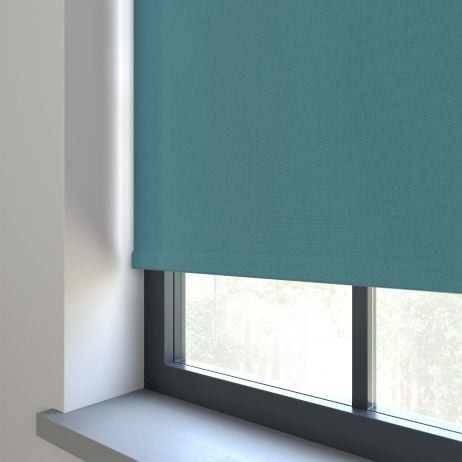 Rolgordijn - Bella como gemaakt van Polyester in de kleur Teal