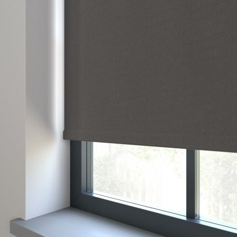 Rolgordijn - Bella zwart gemaakt van Polyester in de kleur Zwart