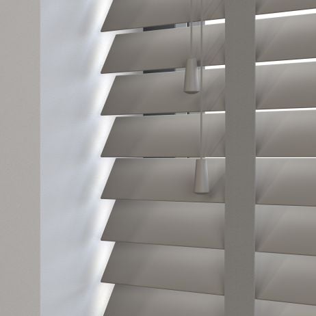 Sunwood PVC jaloezie met ladderband - donkergrijs gemaakt van PVC in de kleur Grijs/Zilver