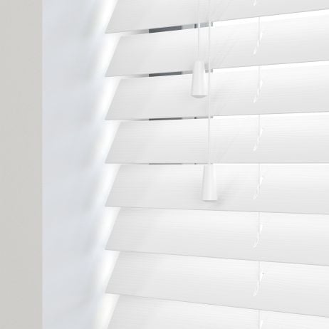 Sunwood PVC met koord - parelwit nerf gemaakt van PVC in de kleur Wit