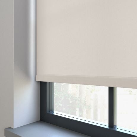 Rolgordijn - Splash schelp wit gemaakt van Polyester in de kleur Neutraal / Beige