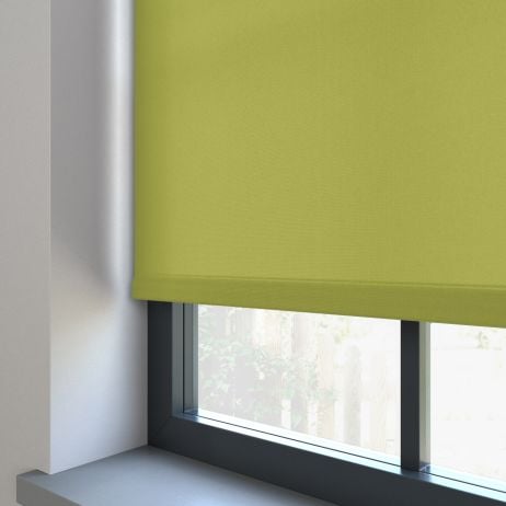 Rolgordijn - Splash gras groen gemaakt van Polyester in de kleur Groen
