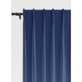 Bahrein gordijn - Royal Blue met Enkele plooi