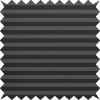 Plisségordijn met Zijgeleiding - Lexington Zwart Verduisterend