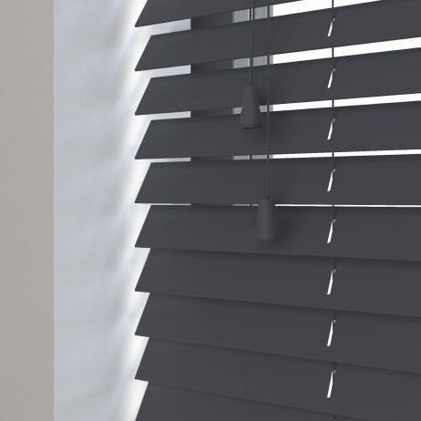 Sunwood PVC jaloezie met koord - antraciet