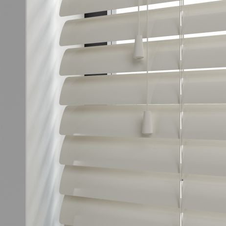 Aluminium jaloezie met koord - Atmosfeer gemaakt van Aluminium in de kleur Grijs/Zilver