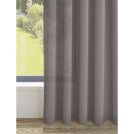 Antigua ringgordijn - Linnen met ringen gemaakt van Polyester in de kleur Neutraal / Beige