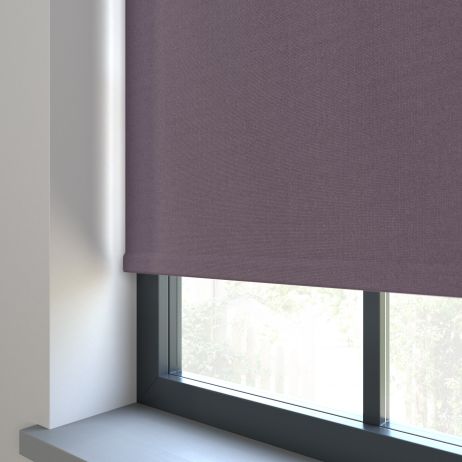 Elektrisch Rolgordijn - Bella Paars gemaakt van Polyester in de kleur Paars