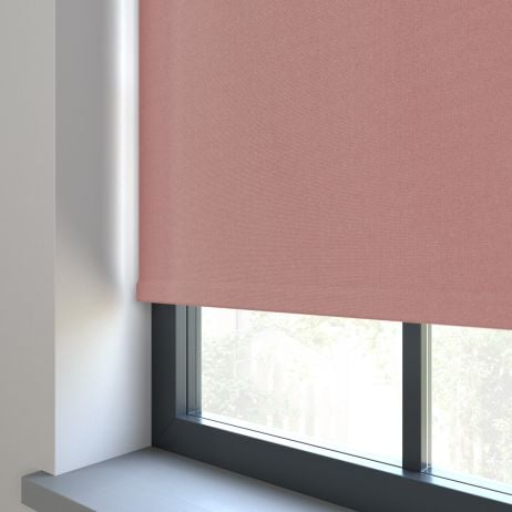 Elektrisch Rolgordijn - Bella Oud roze gemaakt van Polyester in de kleur Roze