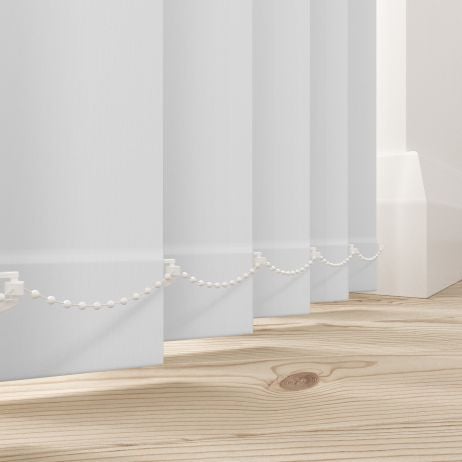 Verticale lamellen - Bella Canvas gemaakt van Polyester in de kleur Grijs/Zilver