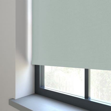 Elektrisch Rolgordijn - Bella oud blauw gemaakt van Polyester in de kleur Blauw