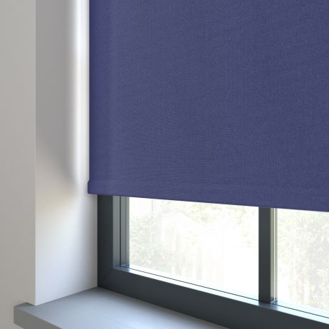 Rolgordijn - Bella empire gemaakt van Polyester in de kleur Blauw