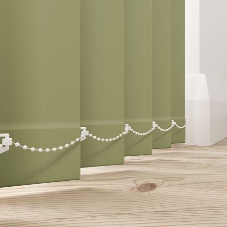 Verticale lamellen - Bella zacht groen gemaakt van Polyester in de kleur Groen