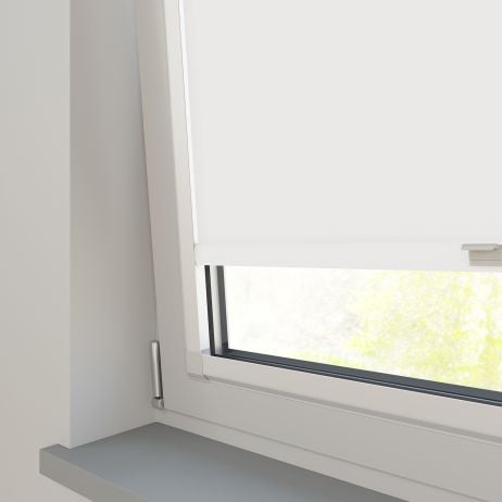 Perfect Fit - Verduisterend Rolgordijn - Bella gebroken wit gemaakt van Polyester in de kleur Neutraal / Beige