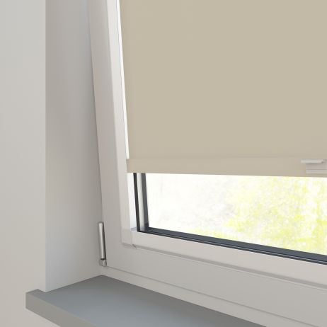 Perfect Fit - Verduisterend Rolgordijn - Bella donker zand gemaakt van Polyester in de kleur Neutraal / Beige