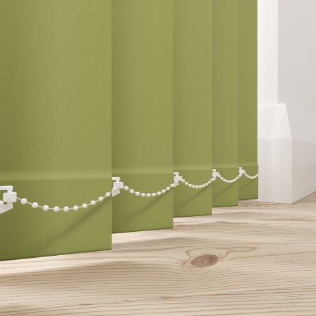 Verticale lamellen - Bella gras groen gemaakt van Polyester in de kleur Groen