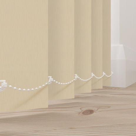 Verticale lamellen - Bexley creme gemaakt van Polyester in de kleur Neutraal / Beige