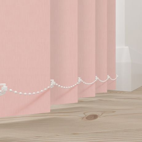 Verticale lamellen - Bexley licht roze gemaakt van Polyester in de kleur Grijs/Zilver