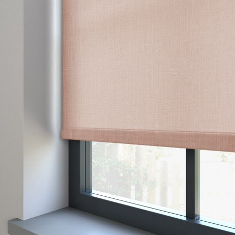 Rolgordijn - Bexley licht roze gemaakt van Polyester in de kleur Grijs/Zilver