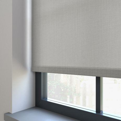 Rolgordijn - Bexley kiezelgrijs gemaakt van Polyester in de kleur Grijs/Zilver