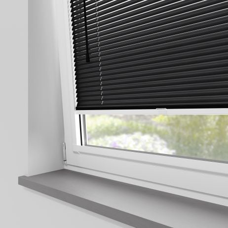 Perfect fit - aluminium jaloezie - Prime Black gemaakt van Aluminium in de kleur Zwart