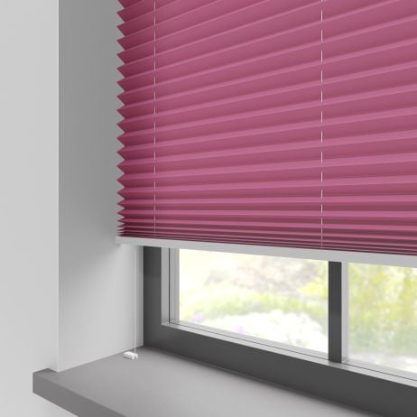 Evissa Orchid Pink - Pleated polyester 