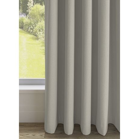 Formentera ringgordijn - Taupe met ringen gemaakt van Polyester in de kleur Grijs/Zilver