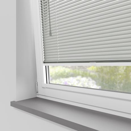 Perfect fit - aluminium jaloezie - Prime Light Grey gemaakt van Aluminium in de kleur Grijs/Zilver