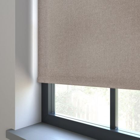 Rolgordijn - Hanson taupe gemaakt van Polyester in de kleur Bruin