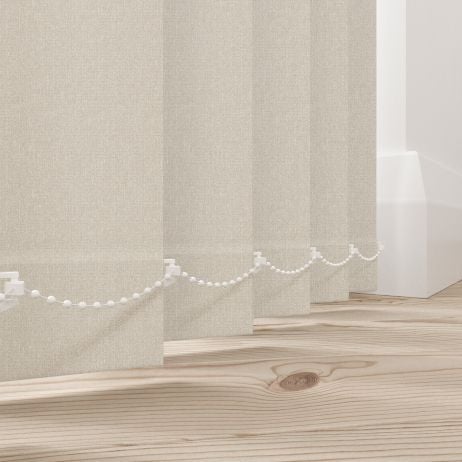 Verticale lamellen - Hanson zand gemaakt van Polyester in de kleur Grijs/Zilver