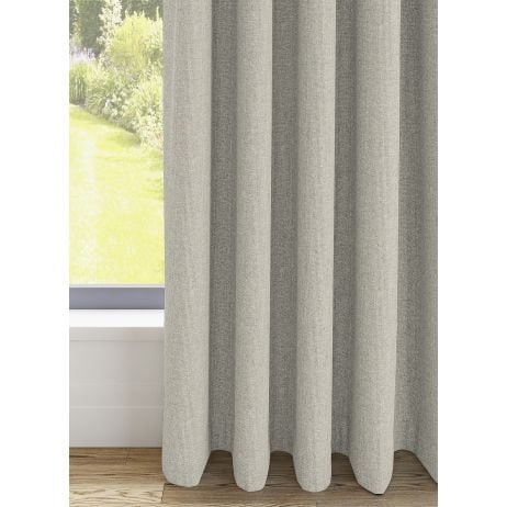 Jova gordijn -  Beige met Driedubbele plooi