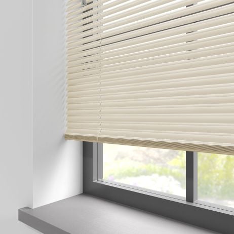 Aluminium Jaloezie - Prime Brushed Linen gemaakt van Aluminium in de kleur Neutraal / Beige
