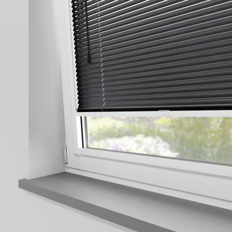 Perfect fit - aluminium jaloezie - Prime Onyx gemaakt van Aluminium in de kleur Zwart