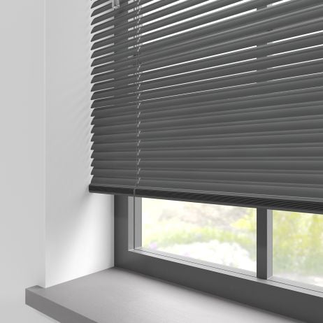Aluminium Jaloezie - Prime Antracite gemaakt van Aluminium in de kleur Zwart