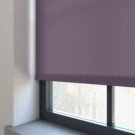 Elektrisch Rolgordijn - Splash paars gemaakt van Polyester in de kleur Paars