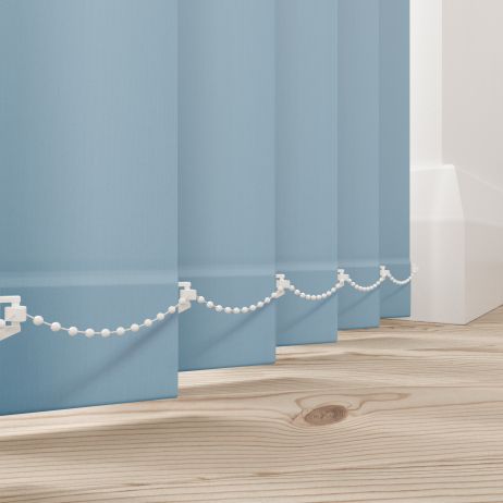 Verticale lamellen - Splash licht blauw gemaakt van Polyester in de kleur Blauw