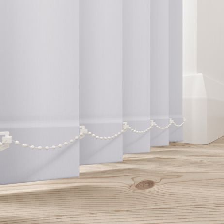 Verticale lamellen - Splash canvas gemaakt van Polyester in de kleur Grijs/Zilver