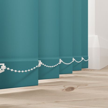 Verticale lamellen - Splash como gemaakt van Polyester in de kleur Teal