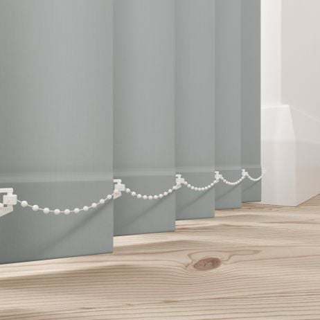 Verticale lamellen - Splash rook grijs gemaakt van Polyester in de kleur Grijs/Zilver