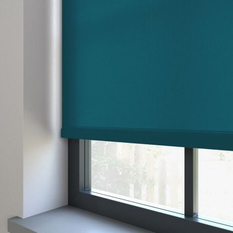 Elektrisch Rolgordijn - Splash mambo gemaakt van Polyester in de kleur Groen