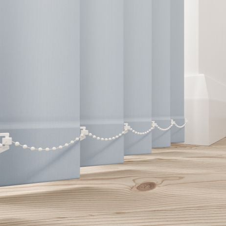 Verticale lamellen - Splash mineraal gemaakt van Polyester in de kleur Blauw