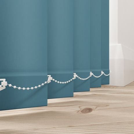 Verticale lamellen - Splash blauw gemaakt van Polyester in de kleur Blauw
