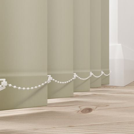 Verticale lamellen - Splash donker zand gemaakt van Polyester in de kleur Neutraal / Beige