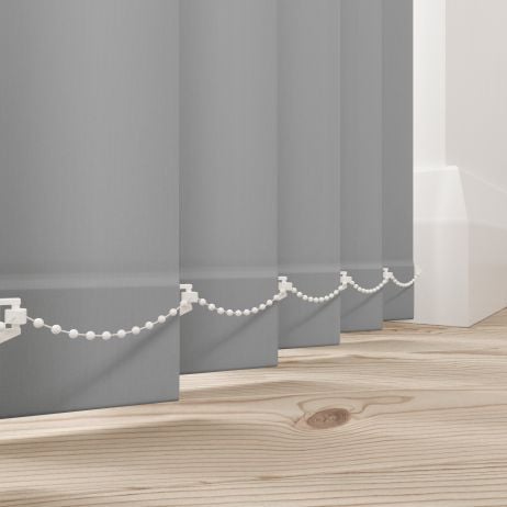 Verticale lamellen - Splash grijs gemÃªleerd gemaakt van Polyester in de kleur Grijs/Zilver