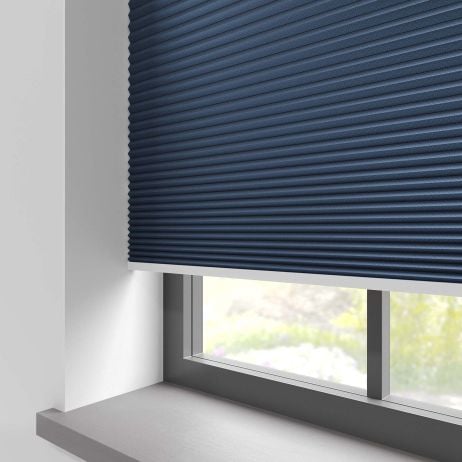 Blenheim Blackout Indigo - Cellular gemaakt van Polyester in de kleur Blauw