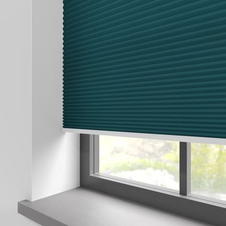 Hudson Teal - Cellular gemaakt van Polyester in de kleur Blauw