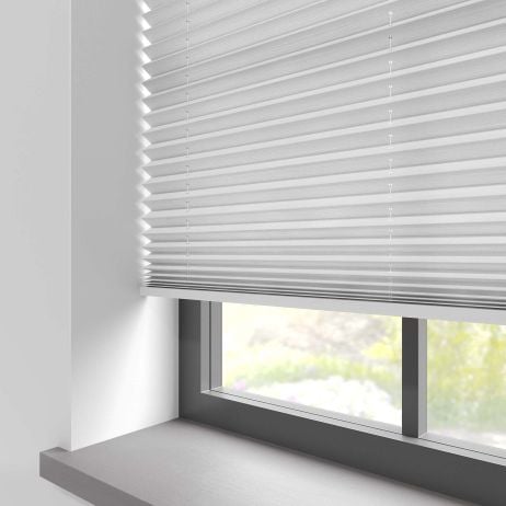 Hamilton White Mist - Pleated gemaakt van Polyester in de kleur Wit