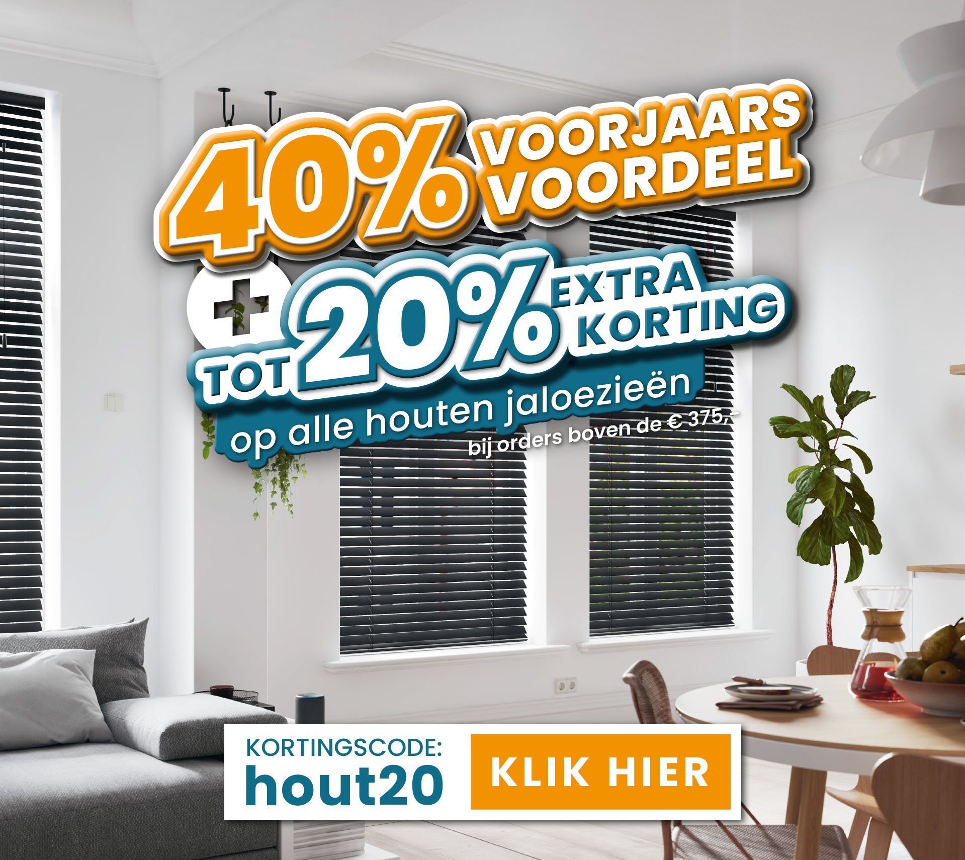 Korting op raamdecoratie